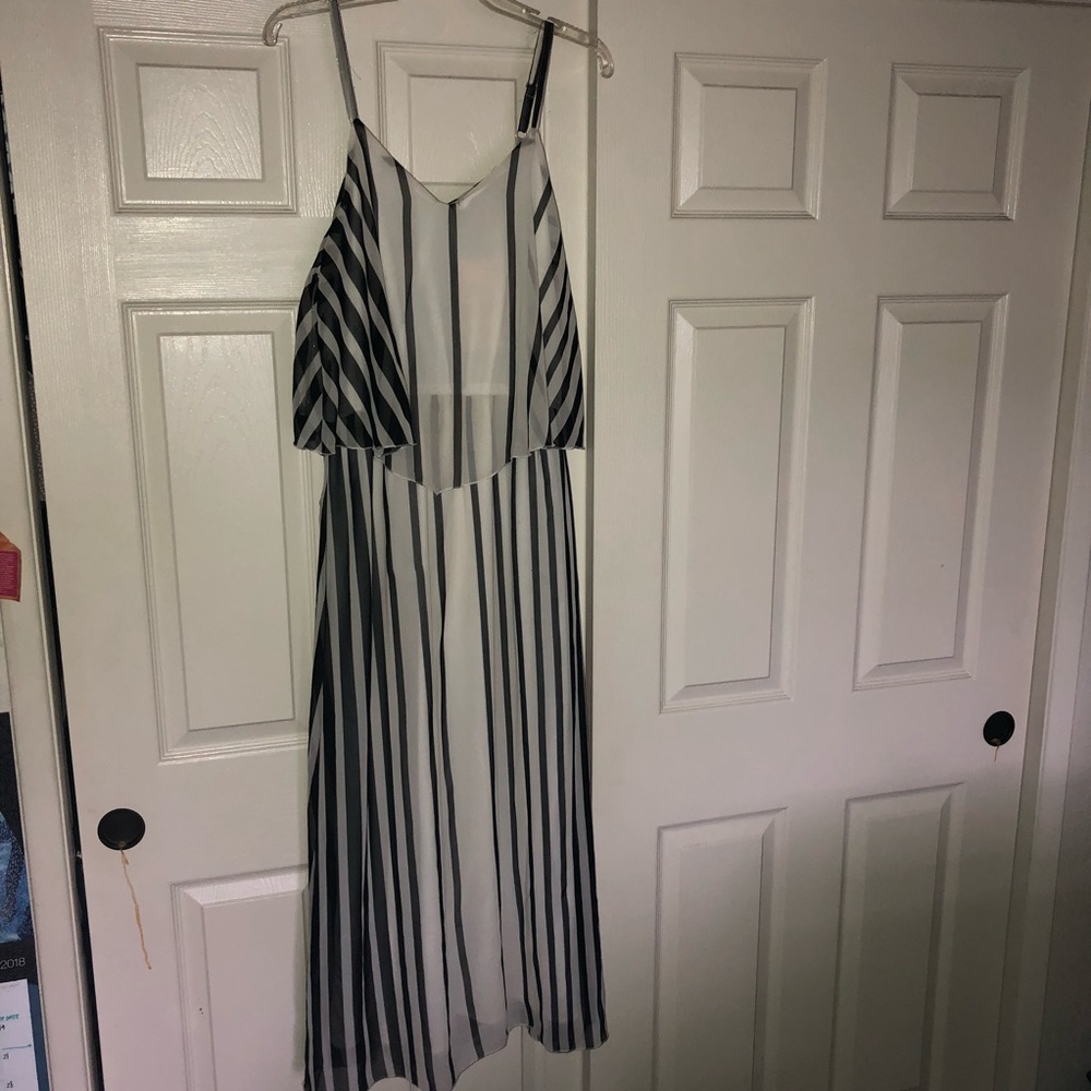 Black & White Maxi Dress